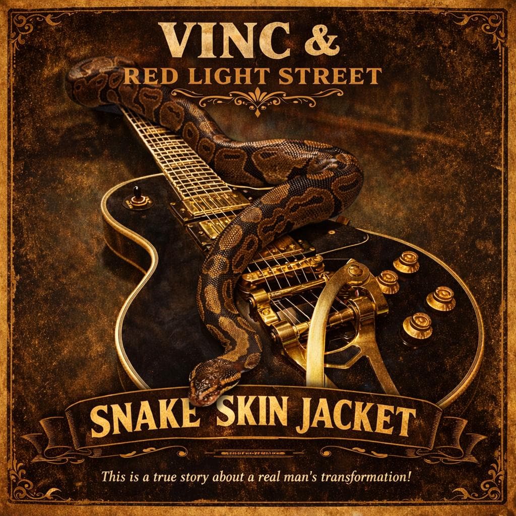 Single Snake Skin Jacket